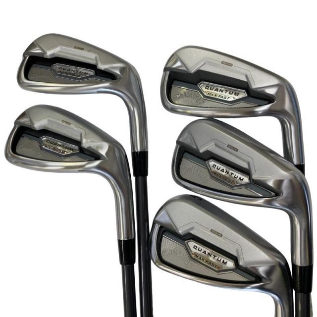 【中古】 キャロウェイ QUANTUM MAX FAST 5S アイアンセット IR SPDSTAR 50(QUANTUM IR) (フレックスR) メンズ 男性用 右利き 右用 Cランク ゴルフクラブ