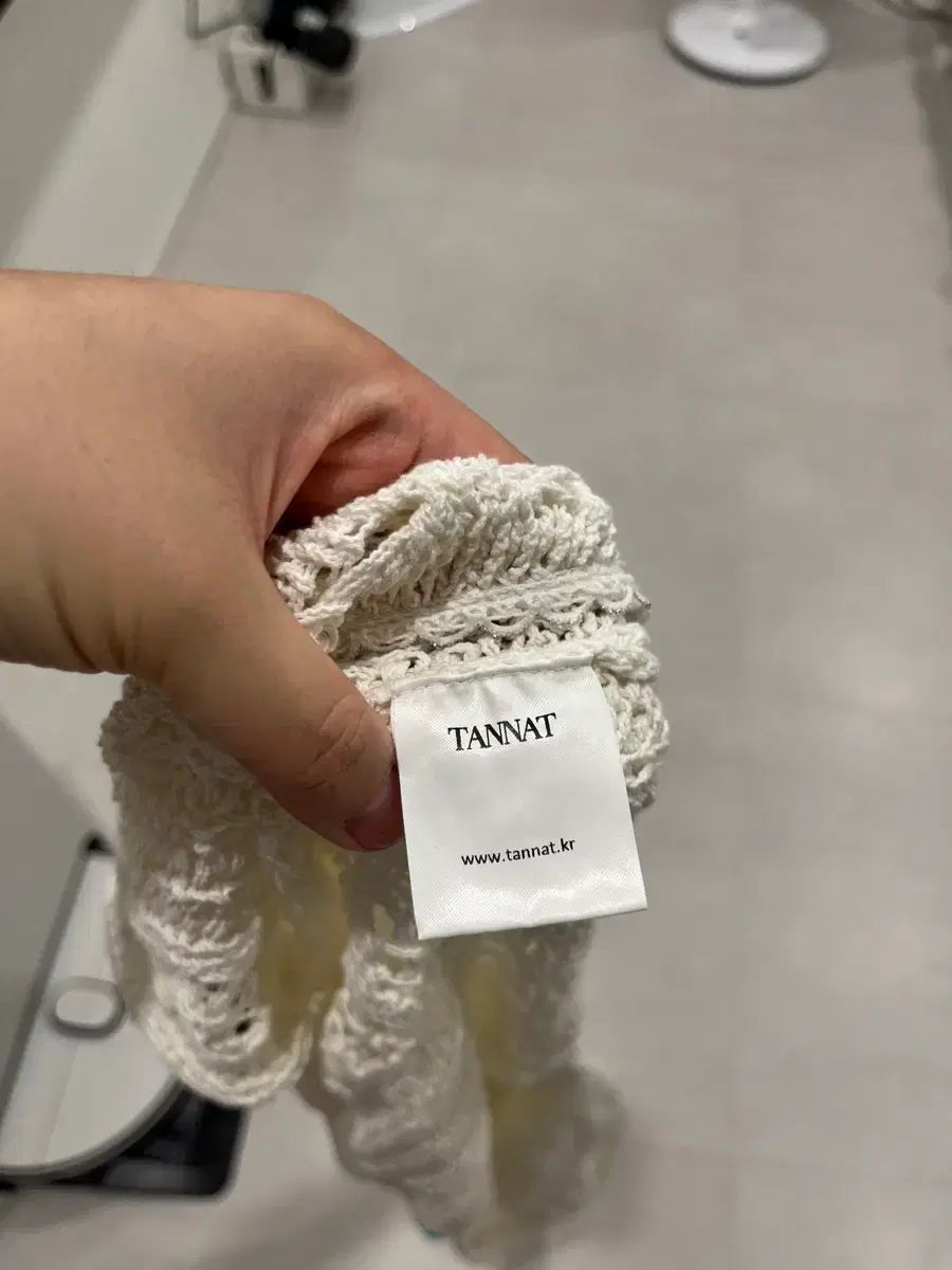 TANNAT クロシェ カーディガン