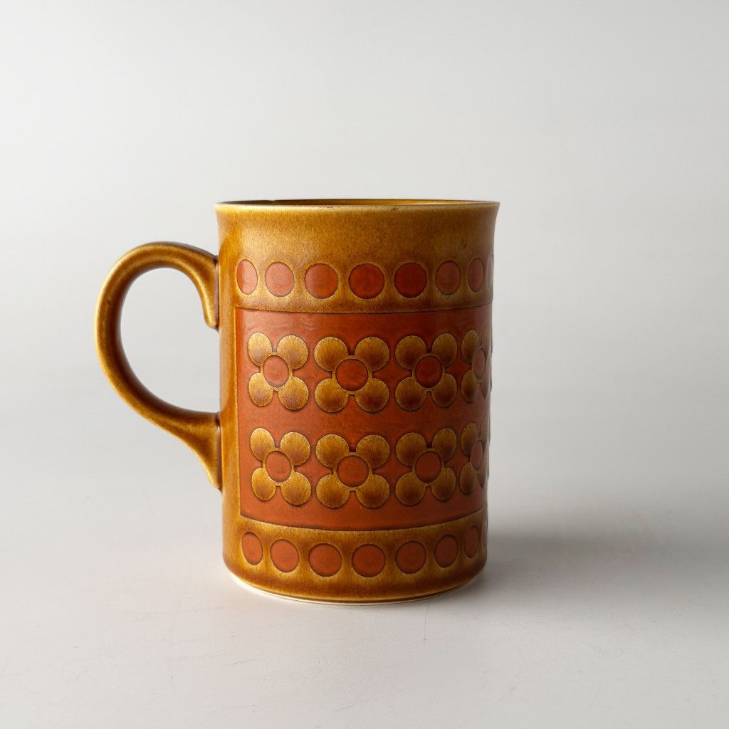 HORNSEA サフラン マグカップ 英国 ヴィンテージ ホーンジー サフロン Saffron イギリス ビンテージ 食器 花柄 花 90941