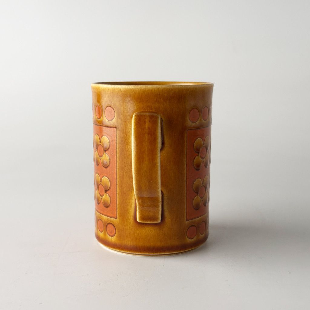 HORNSEA サフラン マグカップ 英国 ヴィンテージ ホーンジー サフロン Saffron イギリス ビンテージ 食器 花柄 花 101697