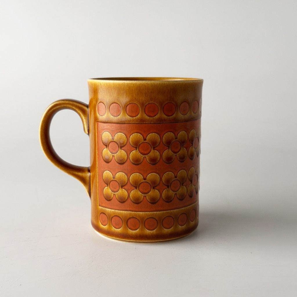 HORNSEA サフラン マグカップ 英国 ヴィンテージ ホーンジー サフロン Saffron イギリス ビンテージ 食器 花柄 花 101697