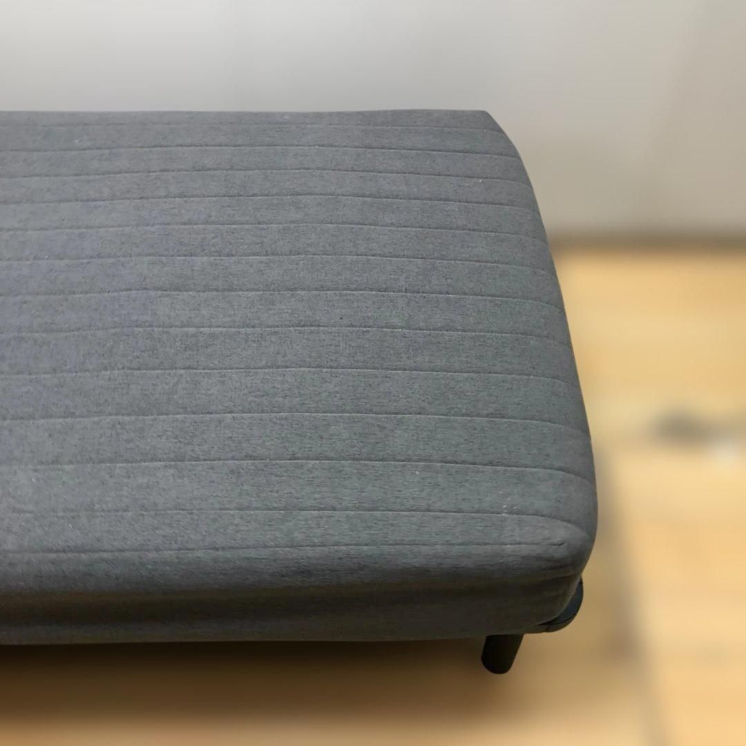 ニトリ 脚付きマットレス コット2 シングル ダークグレー 中古 使用感あり ベッド フレーム付 一人暮らし 来客用 寝具 260121-1