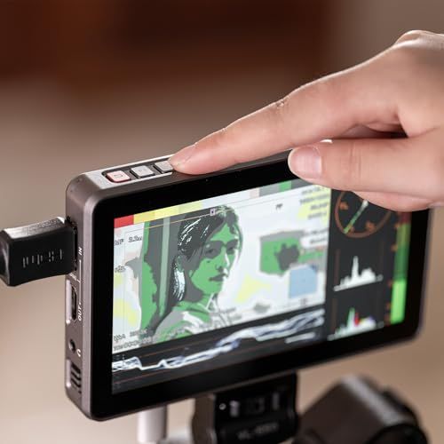 VILTROX 2000nits カメラ フィールドモニター＆ リグケージキット、4K HDMI タッチスクリーン 6 インチ カメラモニター 3D LUT ビデオモニタ 波形アナモル フィックピーキング (DC-X2 ケージ リグキット)/ 8344ff05