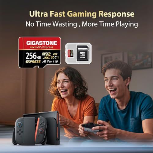 【Switch 2 専用設計】GIGASTONE microSD Express microSDカード 256GB SD7.1 読み取り速度/書き込み速度最大 880/650MB/s A1 V30 U3/ 9fc4e207 【Switch 2 専用設計】GIGASTONE microSD Express microSDカード 256GB SD7.1 読み取り速度/書き込み速度最大 880/650MB/s A1 V30 U3/ 9fc4e207