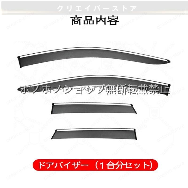 Q4 e?トロン(アウディ)FZ対応用ドアバイザー サイドバイザー ウインドウバイザー 1台分セット スモーク Q4 e?トロン(アウディ)FZ対応用ドアバイザー サイドバイザー ウインドウバイザー 1台分セット スモーク