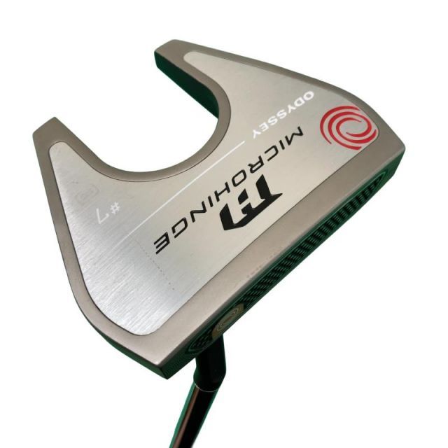 【中古】 オデッセイ MICROHINGE #7 S 34インチ パター PT スチール (フレックスその他) メンズ 男性用 右利き 右用 Cランク ゴルフクラブ
