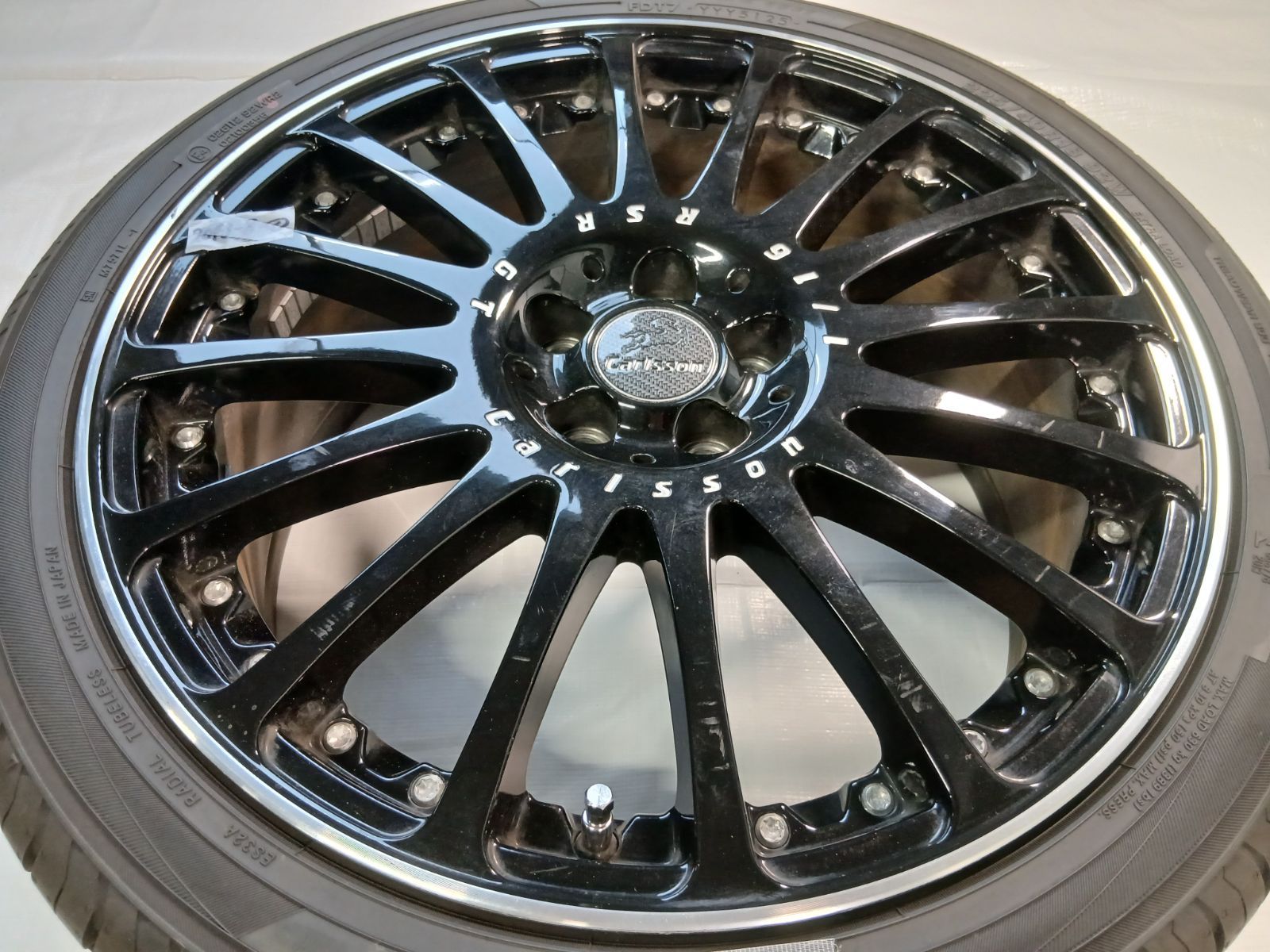 中古 カールソン 1/16 RSR GT 18インチ アルミホイール＆サマータイヤ
