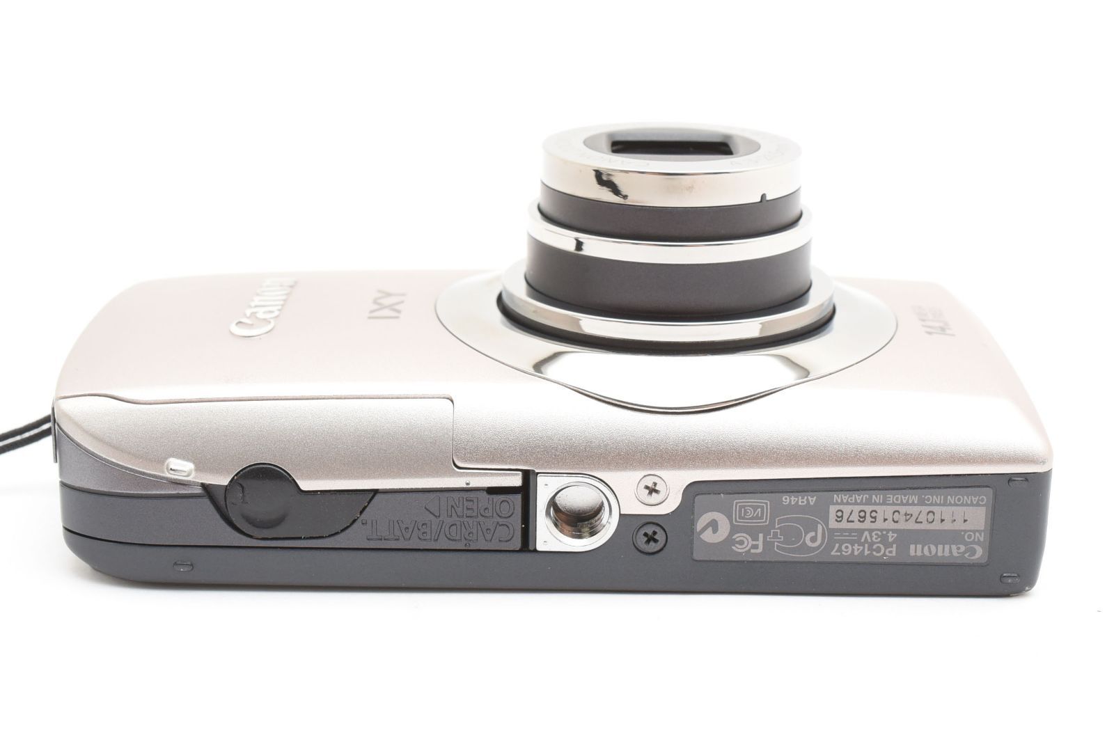 【返品保証】美品｜Canon キヤノン IXY 10S シルバー コンパクトデジタルカメラ #C260528-08