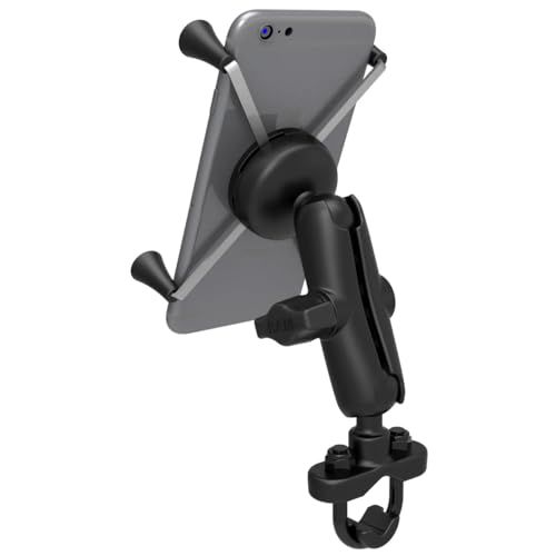 RAM MOUNTS ラムマウント マウントセット Xグリップ&U字ハンドルバークランプ ファブレット用 テザー付き ブラック RAM-B-149Z-UN10U送料無料 f26ae0ae