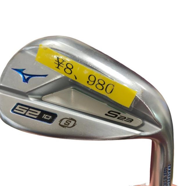 【中古】 ミズノ Mizuno S23(ホワイトサテン) 52°/10°S ウェッジ WG Dynamic Gold HT (フレックスS) メンズ 男性用 右利き 右用 Cランク ゴルフクラブ