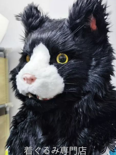 犬　猫　着ぐるみ ヘッド全頭　ヘッド ケモノ ファースーツ ぬいぐるみ コスプレ コスチューム Kurumi 一点物 C677