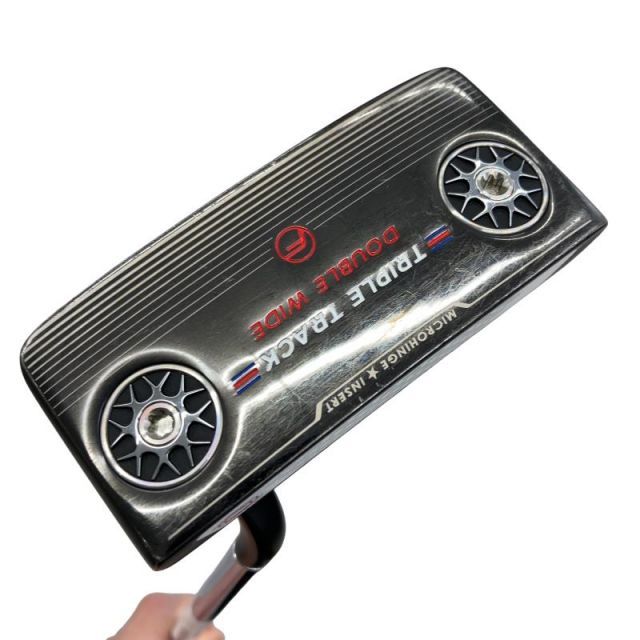 【中古】 オデッセイ TRIPLE TRACK DOUBLE WIDE FLOW 34インチ パター PT STROKE LAB BLACK (フレックスその他) メンズ 男性用 右利き 右用 Cランク ゴルフクラブ
