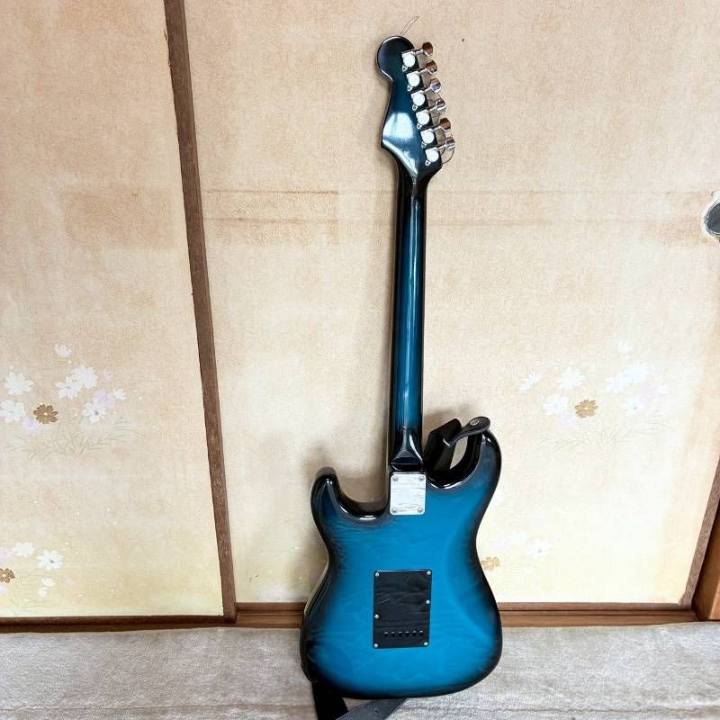 【動作品】Fernandes FST-65 THE FUNCTION エレキギター ブルーバースト SSH ソフトケース付
