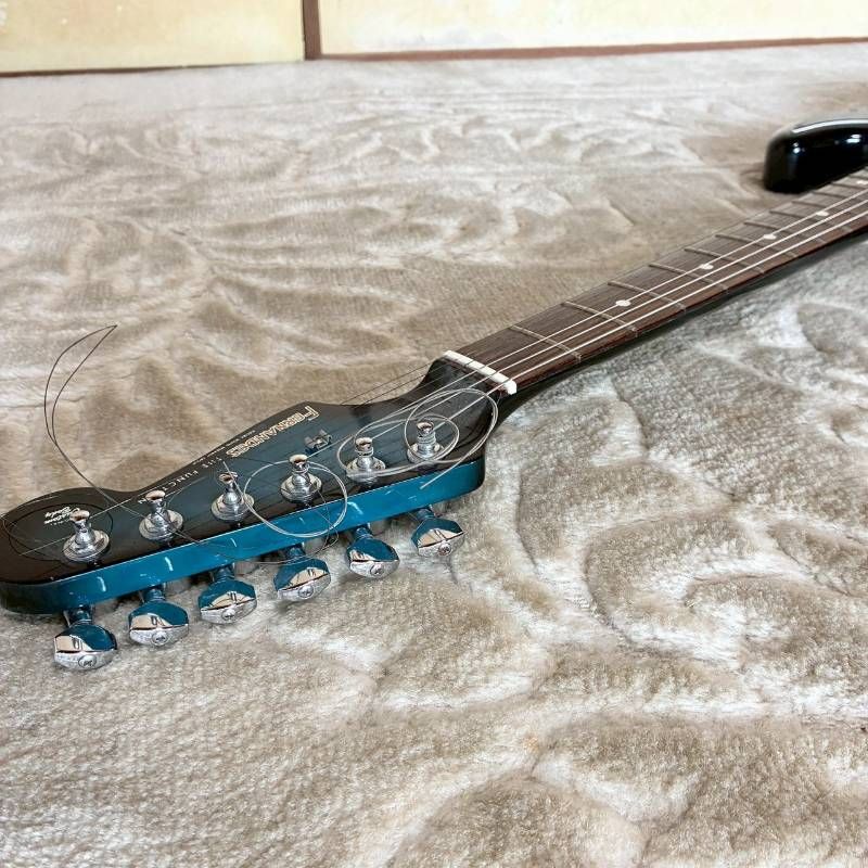 【動作品】Fernandes FST-65 THE FUNCTION エレキギター ブルーバースト SSH ソフトケース付