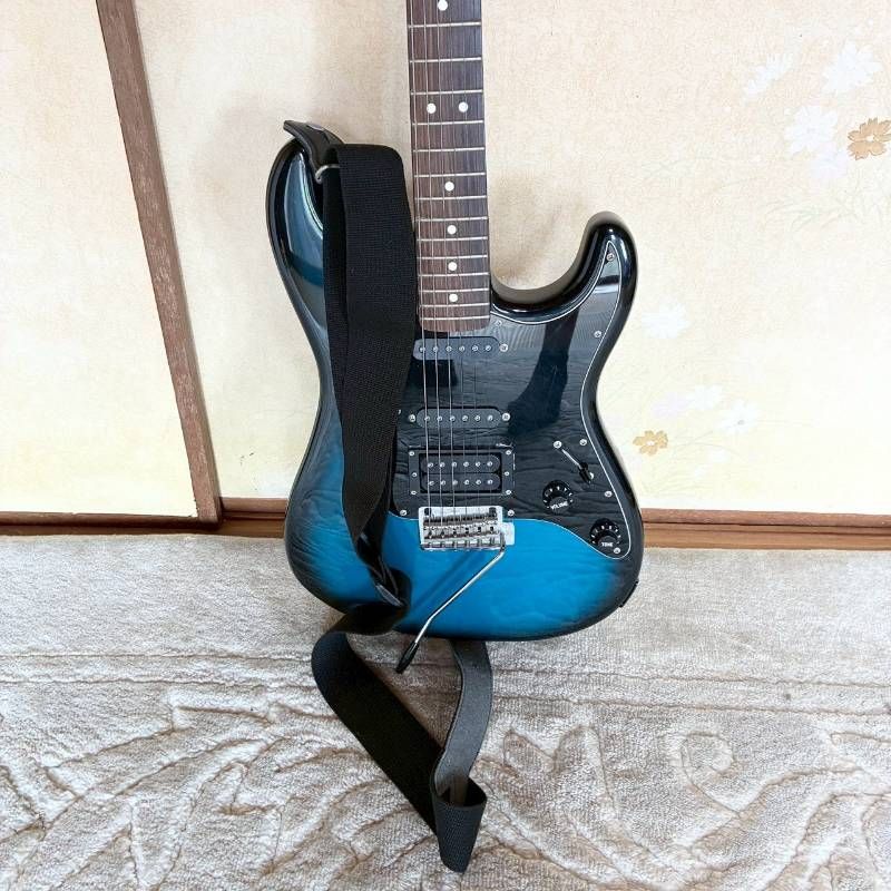 【動作品】Fernandes FST-65 THE FUNCTION エレキギター ブルーバースト SSH ソフトケース付