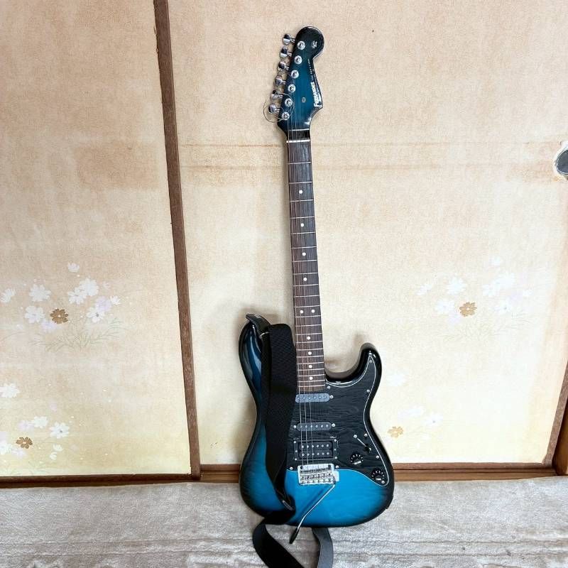 【動作品】Fernandes FST-65 THE FUNCTION エレキギター ブルーバースト SSH ソフトケース付