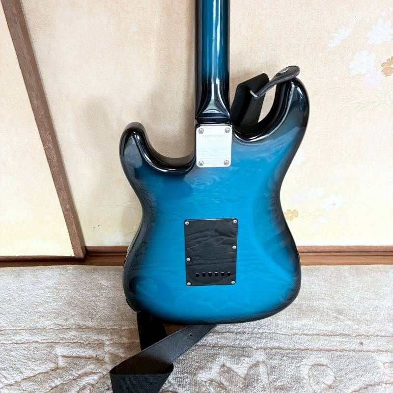 【動作品】Fernandes FST-65 THE FUNCTION エレキギター ブルーバースト SSH ソフトケース付