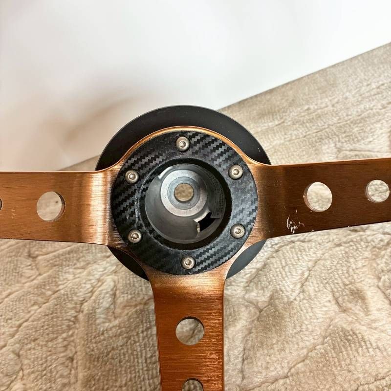 希少】NARDI ナルディ風 ステアリング 3スポーク ディープコーン 