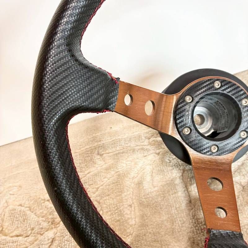 希少】NARDI ナルディ風 ステアリング 3スポーク ディープコーン