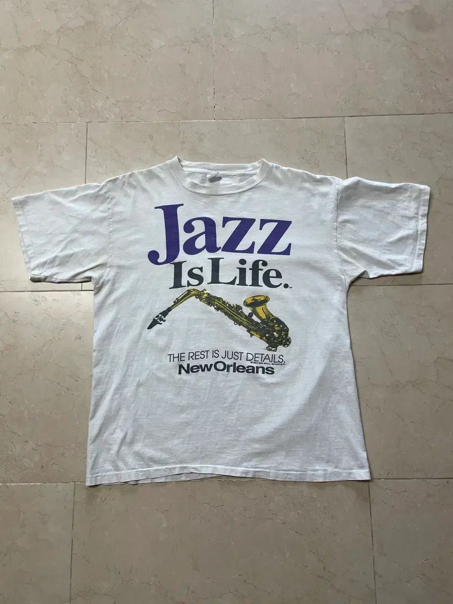 XL 90s usa ヴィンテージ Jazz Is Life ジャズバンド Tシャツ