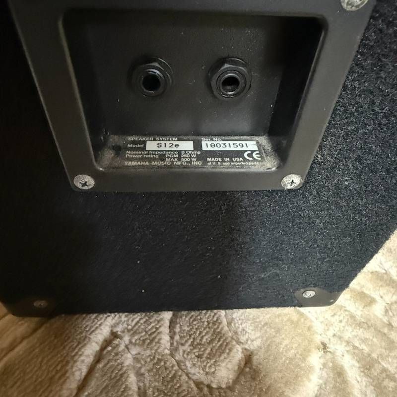 【商品名】 YAMAHA S12e PAスピーカー ペア 動作品