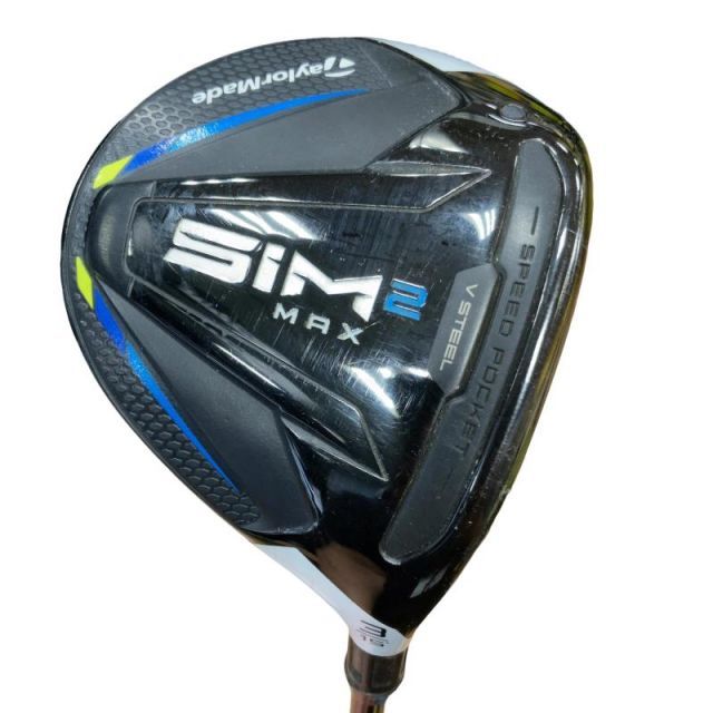 【中古】 テーラーメイド SIM2 MAX 3W フェアウェイウッド FW リシャフト (フレックスその他) メンズ 男性用 右利き 右用 Cランク ゴルフクラブ