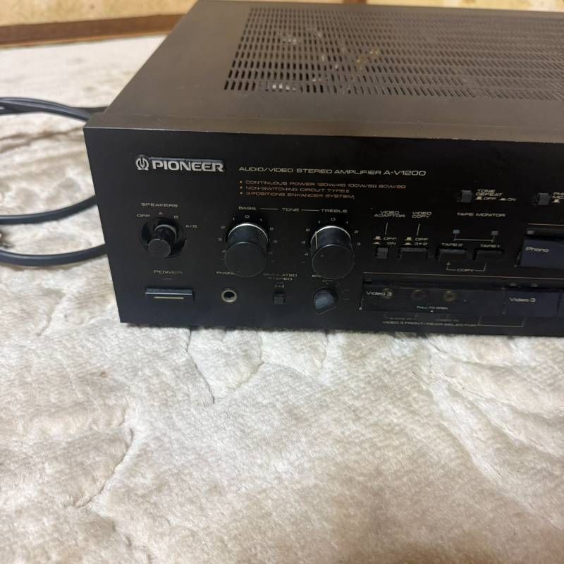 【商品名】 Pioneer ステレオアンプ A-V1200 オーディオアンプ 【商品名】 Pioneer ステレオアンプ A-V1200 オーディオアンプ