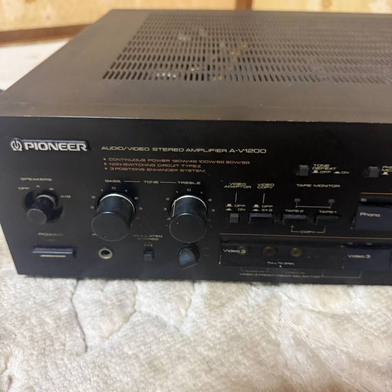 【商品名】 Pioneer ステレオアンプ A-V1200 オーディオアンプ 【商品名】 Pioneer ステレオアンプ A-V1200 オーディオアンプ