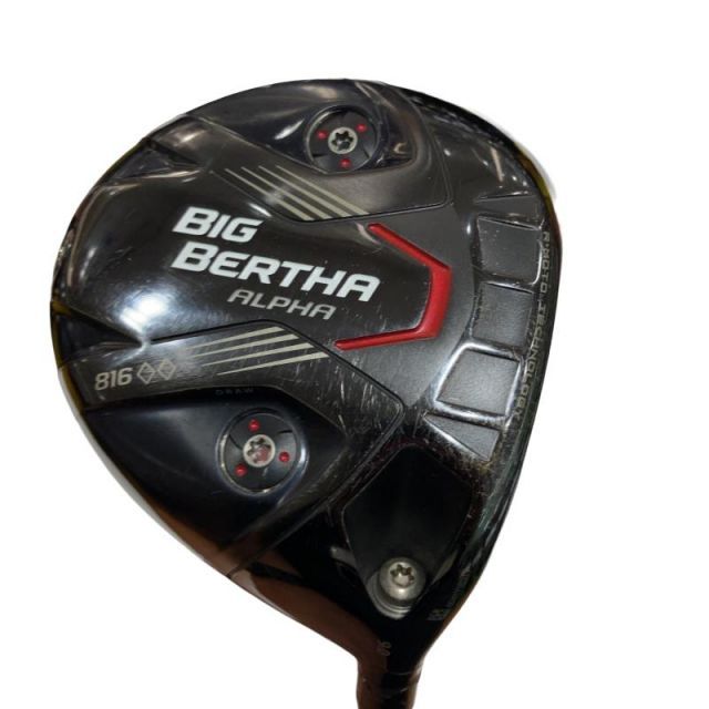 キャロウェイ　BIG BERTHRドライバー。リシャフト品 中古】 キャロウェイ BIG BERTHA ALPHA 816◇◇ 9° ドライバー DR