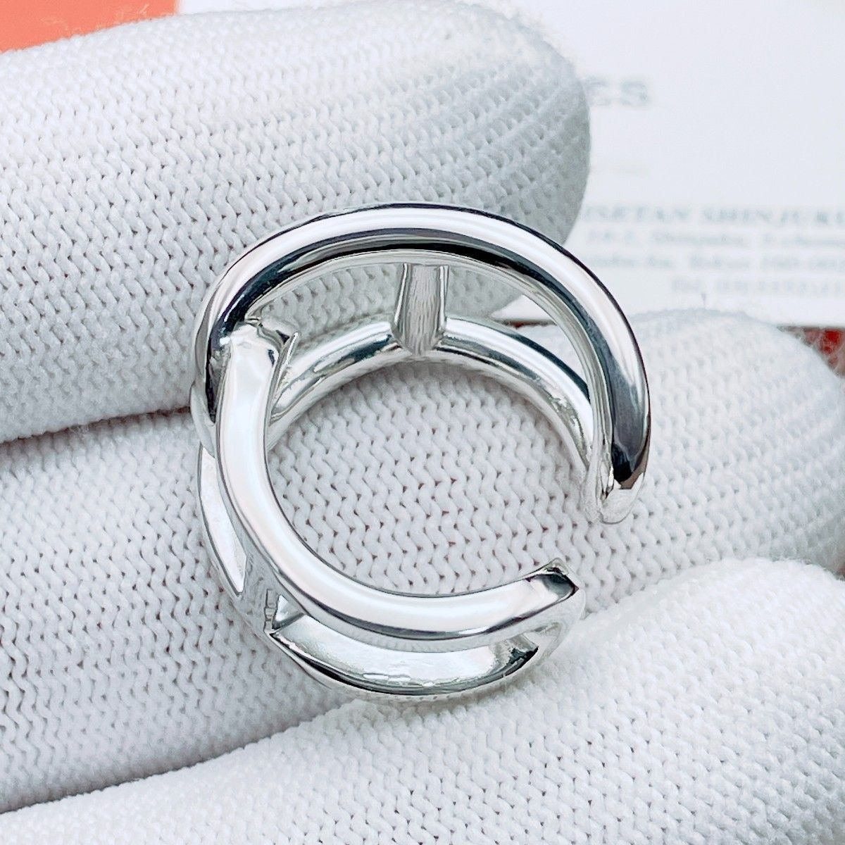 ◇エルメス◇新品仕上済 HERMES シェーヌダンクル シテール リング 