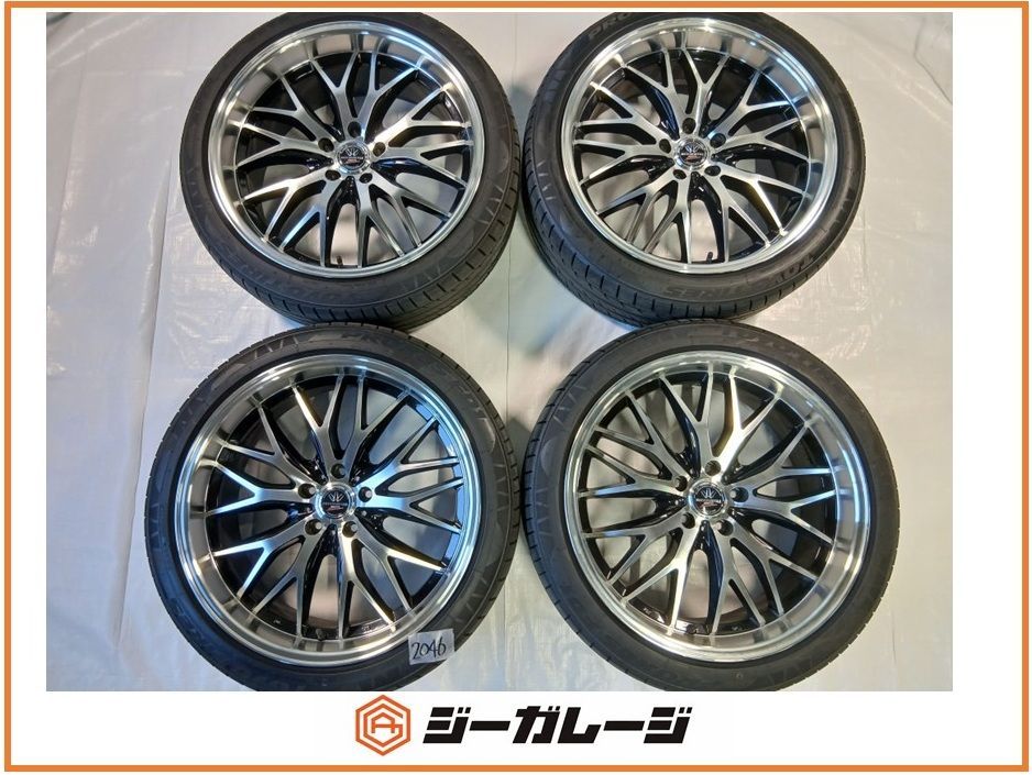 中古 BADX ロクサーニ 20インチ アルミホイール＆サマータイヤ 1台分4本セット (ホイールサイズ) 9.0J-20 +38 5/114.3 (サマータイヤ) トーヨー プロクセス FD1 245/40R20 99W アルファード ヴェルファイア