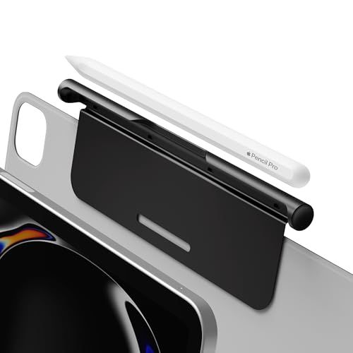 【elago】 Apple Pencil Pro / 第2世代 対応 ペンシルホルダー 薄型 軽量 落下防止 ペンホルダー [ iPadPro12.9 / iPad Pro11 / iPadAir 対応 ] PENCIL CRADLE ブラックｍａ