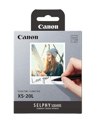 Canon 純正インク+用紙セット セルフィースクエアQX10-20用 XS-20Lma