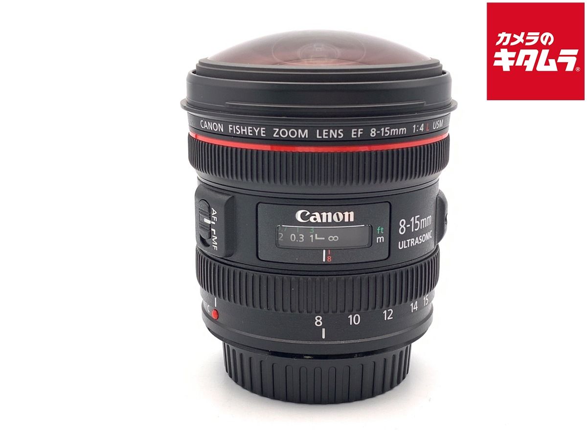 【中古】 【美品】 キヤノン EF8-15mm F4L フィッシュアイ USM