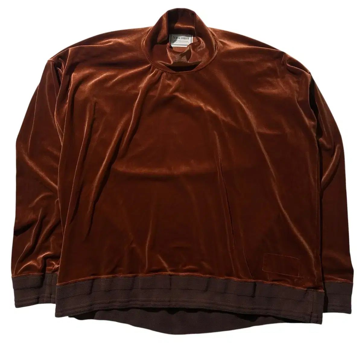 L-XL Maison MIHARA YASUHIRO メゾンミハラヤスヒロ ツアーベルベット ドッキング タートルネック スウェット