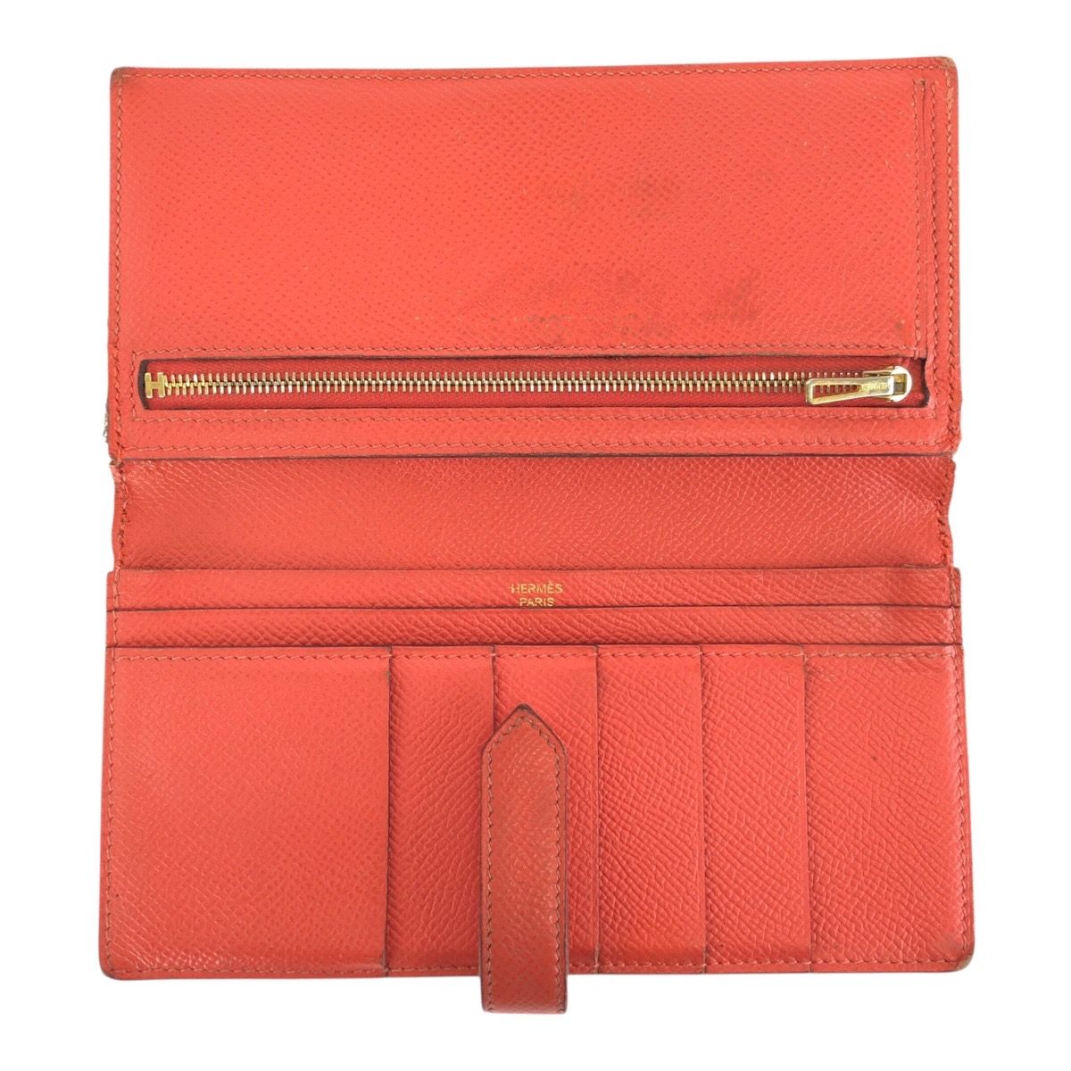 HERMES エルメス べアンスフレ オレンジフィールド オレンジ ゴールド 