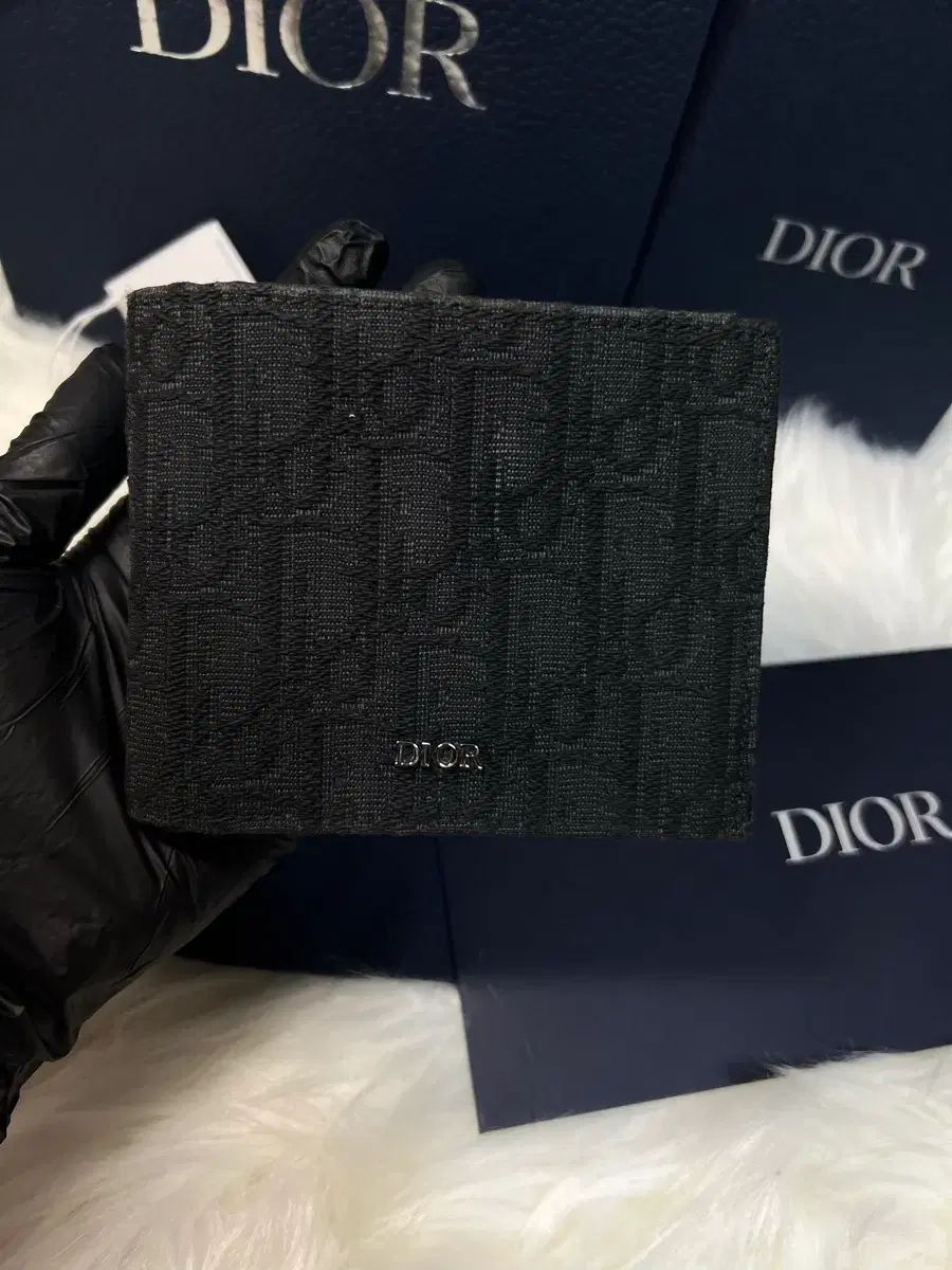 25年購入 / フルセット Dior ディオール オブリーク 二つ折り財布