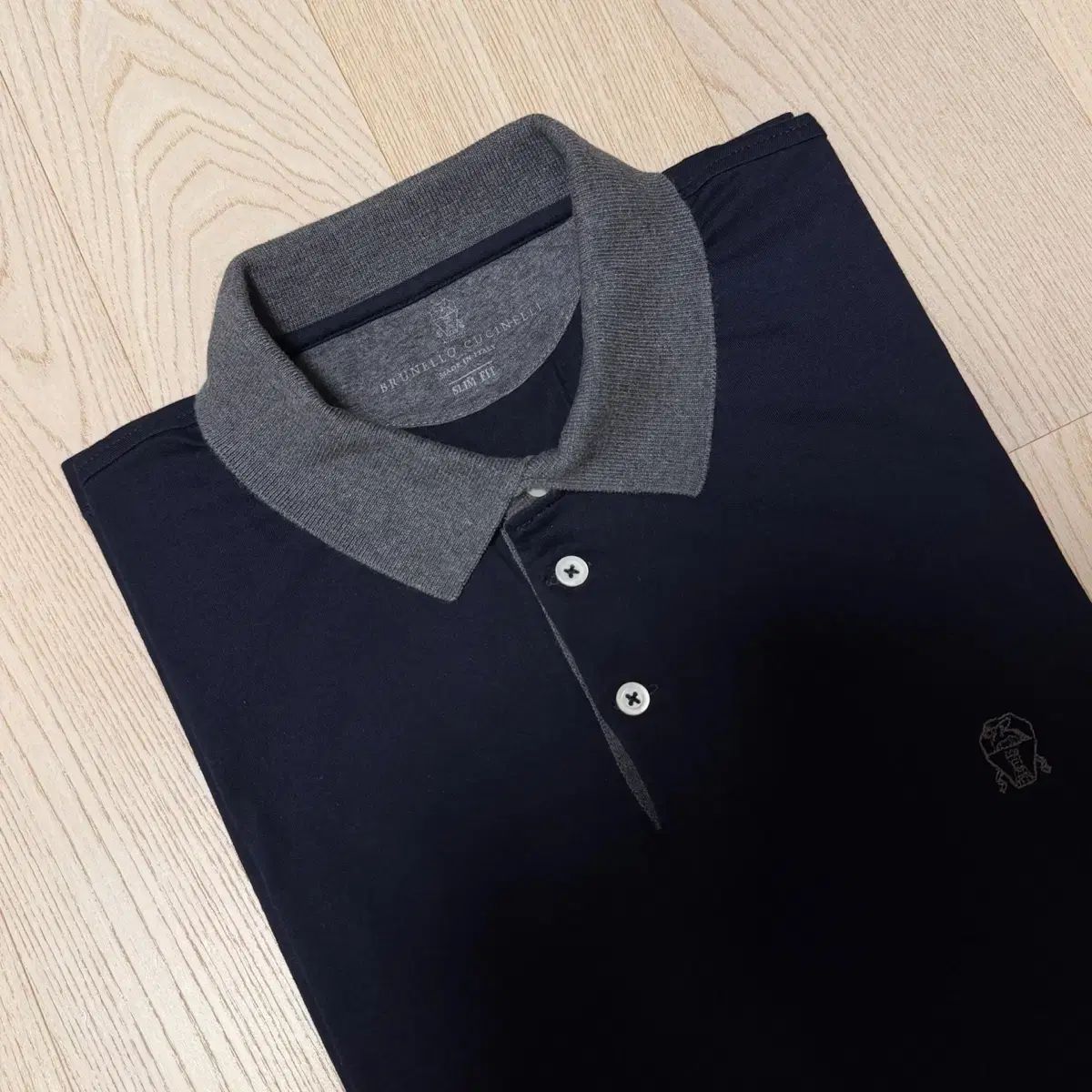 ブルネロ クチネリ(BRUNELLO CUCINELLI) ロゴ ポロ Tシャツ 韓国国内 105