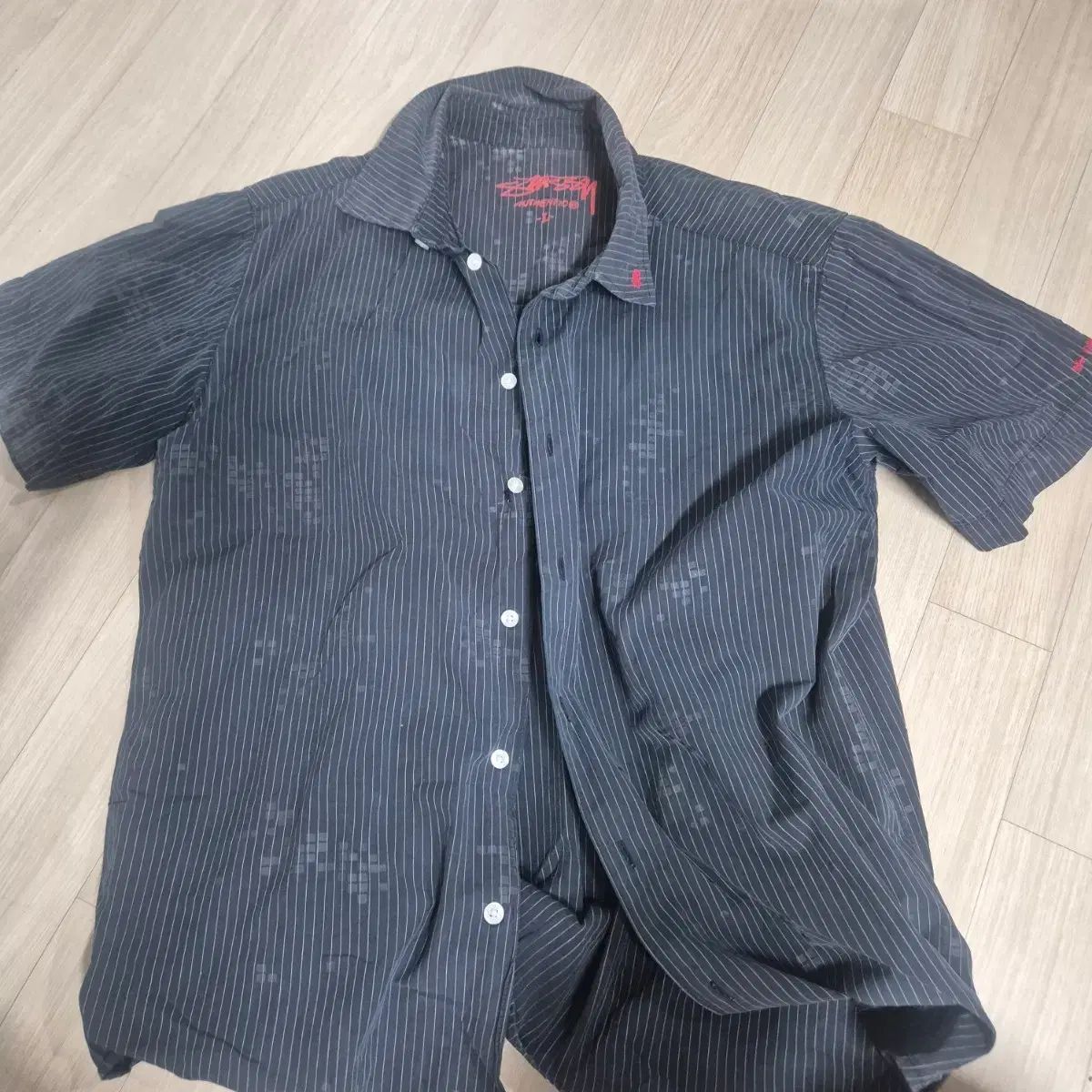 STUSSY Kappa 半袖シャツ 黒