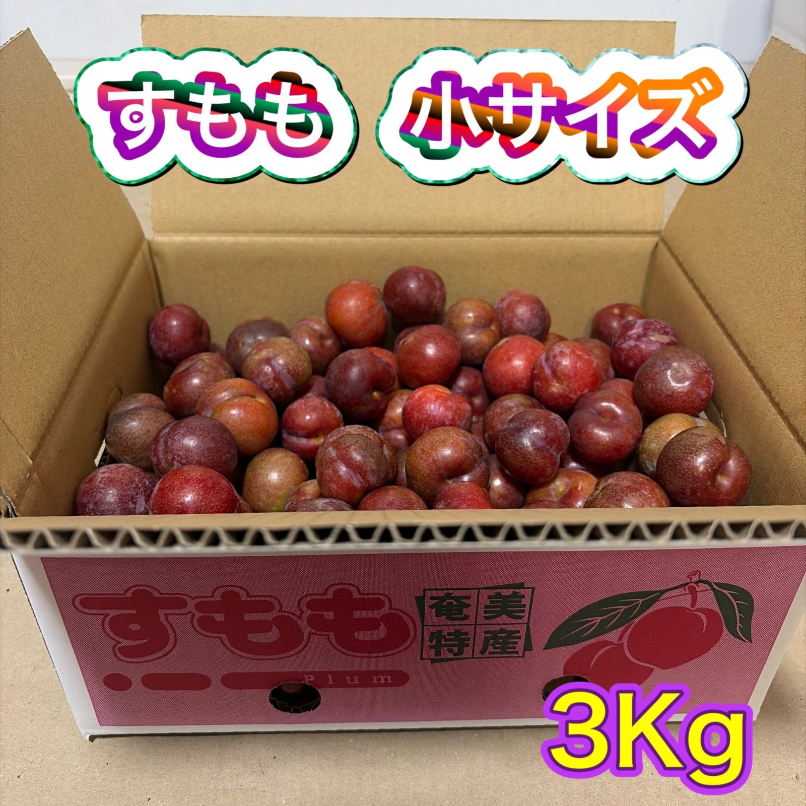 奄美大島産 すもも 小サイズ 3kg 採れたて新鮮・無農薬 - メルカリ