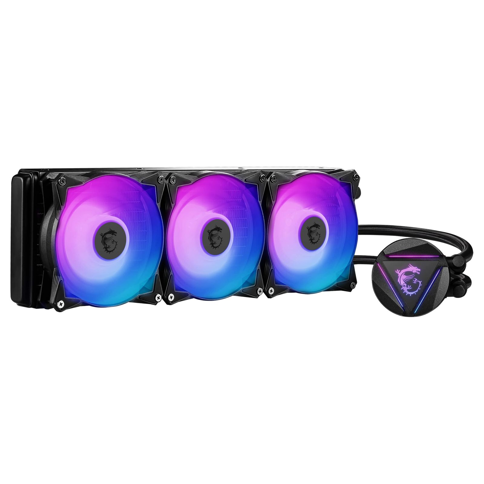MSI MAG Core Liquid 360R V2 簡易水冷CPUクーラー LGA1700対応 FN1669 ブラック [【360R V2】MSI定番ARGB水冷]