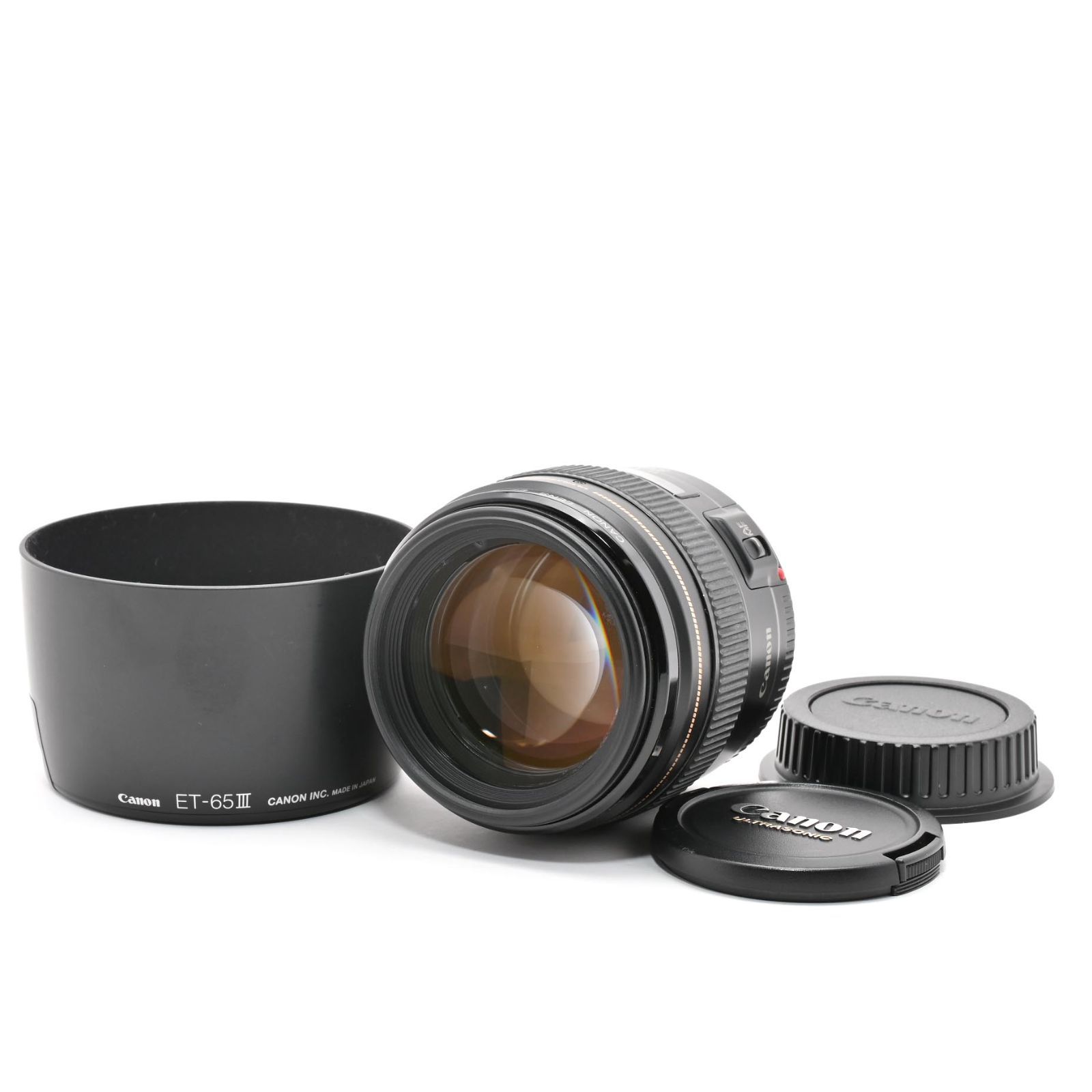 Canon EF 85mm F1.8 USM フード付き 良品・レンズフード付き】 CANON EF 85mm F1.8 USM - メルカリ