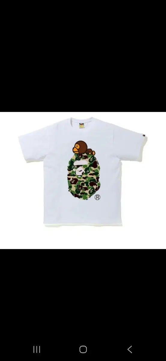 A BATHING APE アベイシングエイプ abc カモフラ マイル マイロ オン BIG エイプ Tシャツ