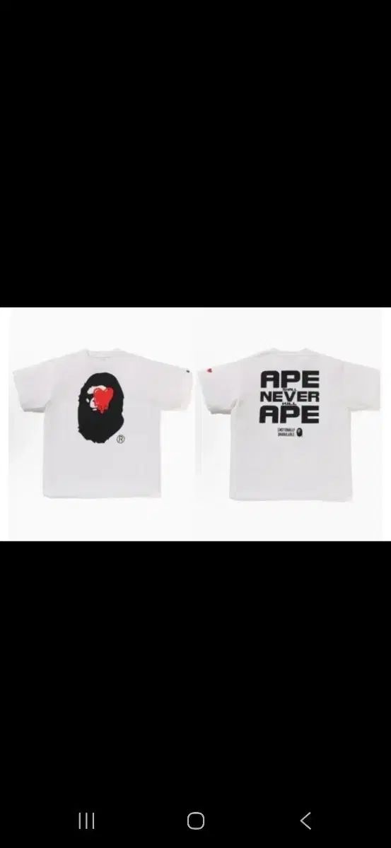 A BATHING APE x eu エイプ HEAD Tシャツ