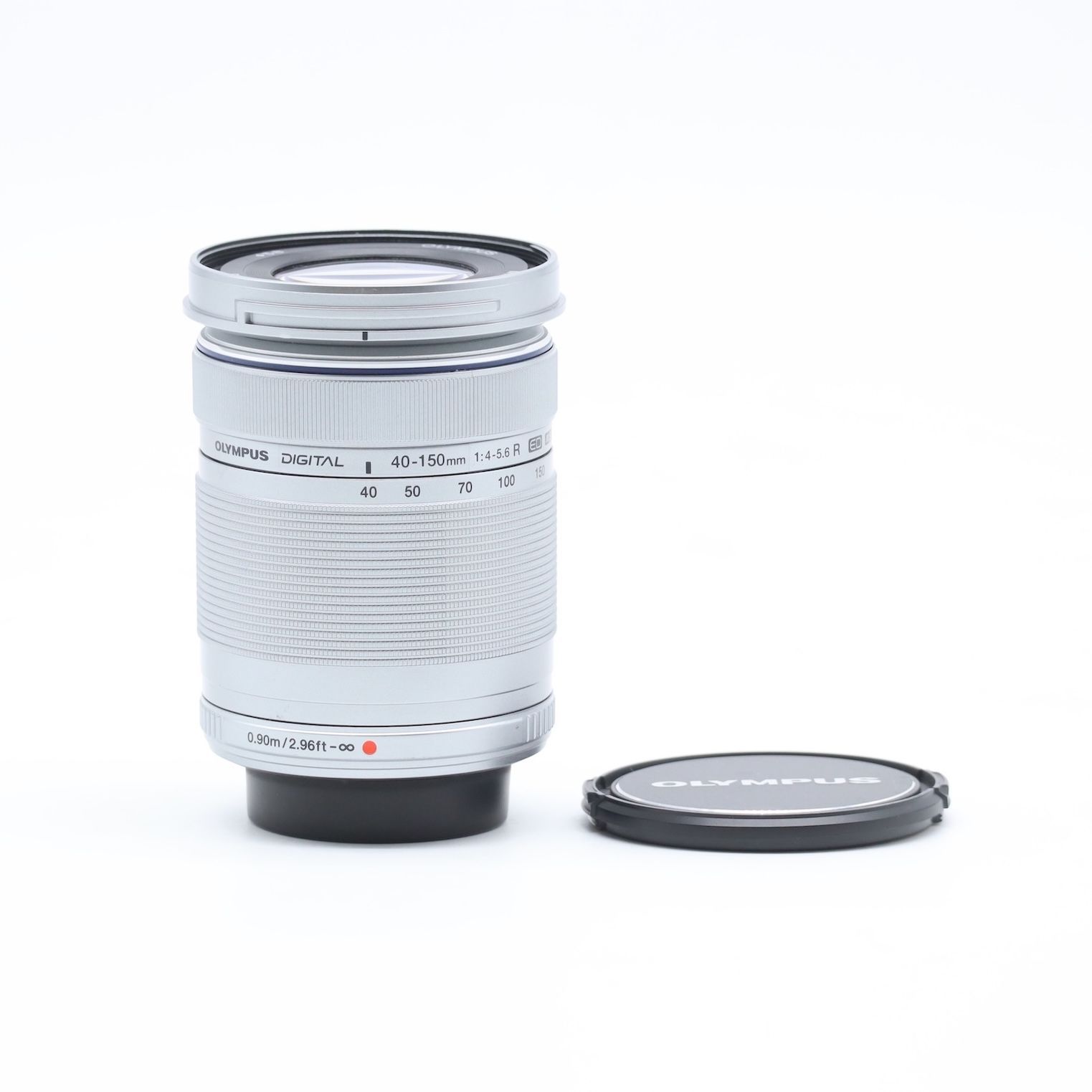 【美品】OLYMPUS M.ZUIKO DIGITAL 40-150mm F4.0-5.6 R シルバー オリンパス
