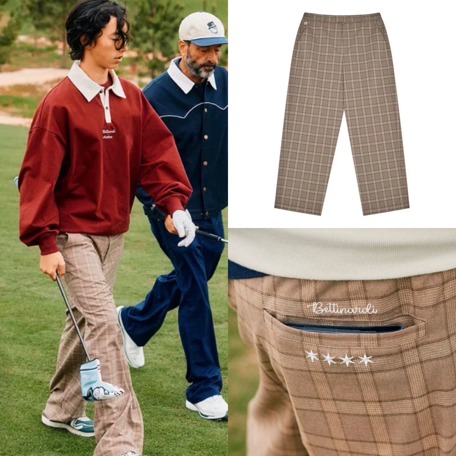 ☆ Malbon Golf ☆ [Bettinardi] Magnolia Pants L