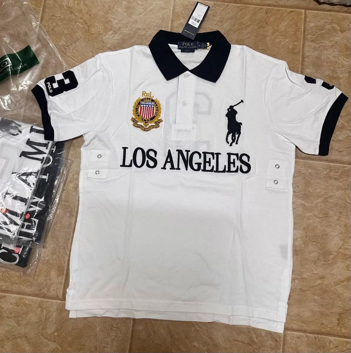 ポロラルフローレン ビックポニー チーフキーパー シカゴ 必須アイテム カラーTシャツ 半袖 Tシャツ Mサイズ