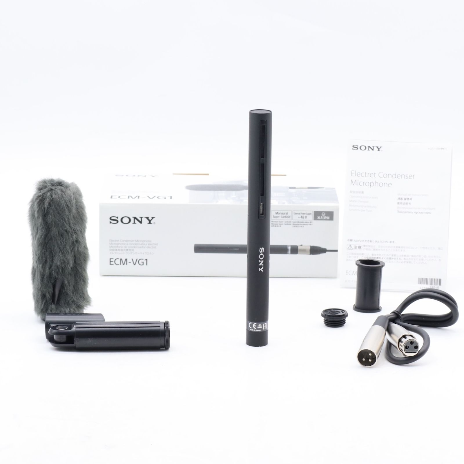 美品】SONY ECM-VG1 鋭指向性ショットガンマイクロホン - メルカリ