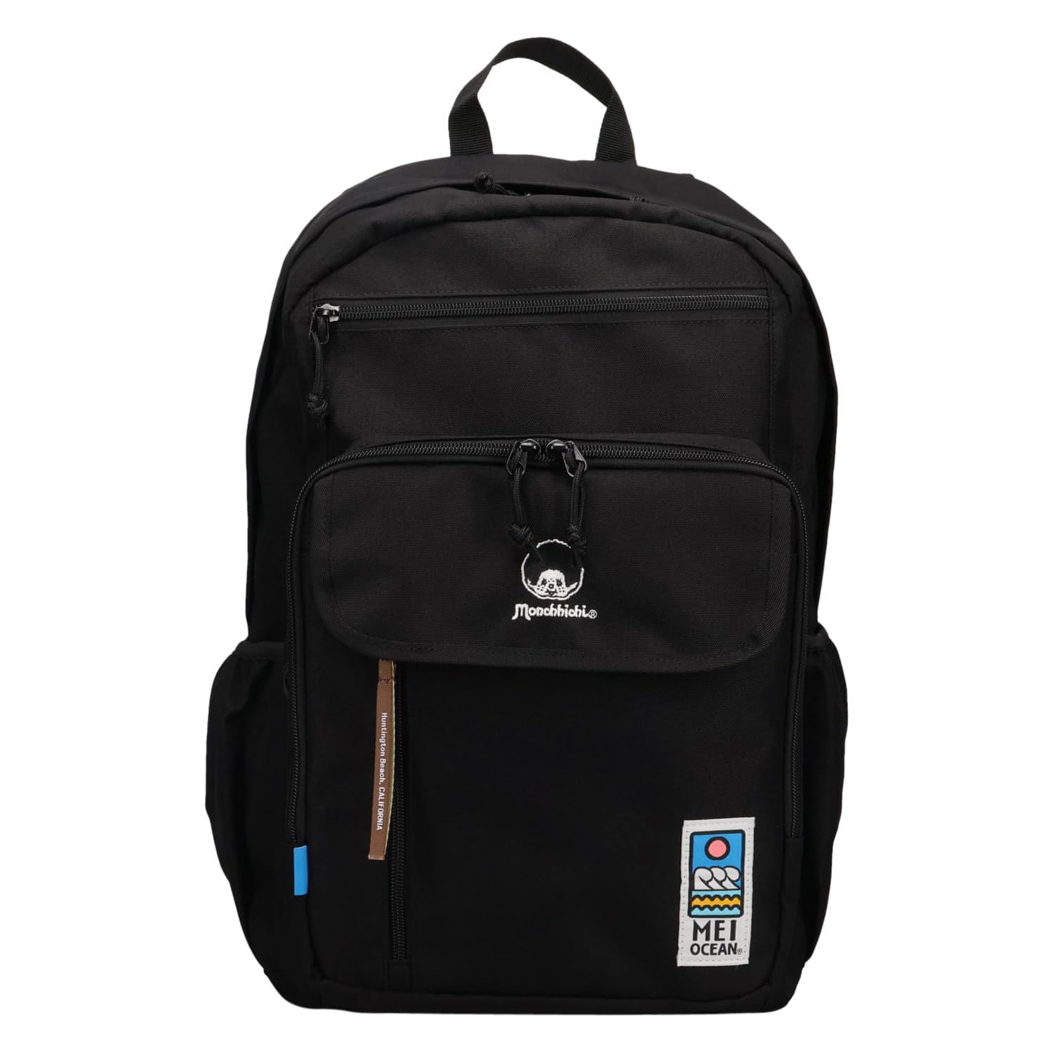 [メイオーシャン] リュック 20L(キャラクターコラボ)[ back pack ] A4収納 BK_モンチッチ FR [モンチッチ]