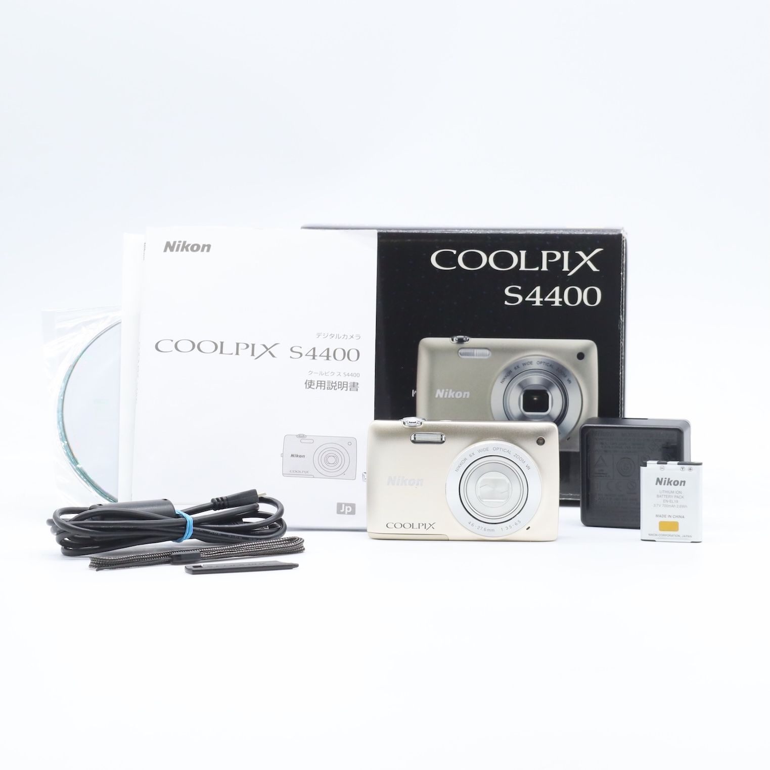 【美品】Nikon COOLPIX S4400 ニコン シルバー